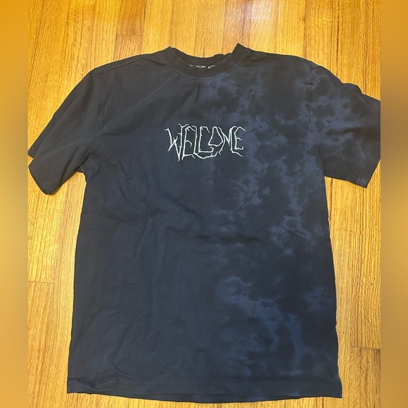 Welcome Skateboards Black Scrawl Logo T-Shirt size M (f6 - Picture 1 of 7